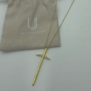 Uncommon James-NWOT. Large Cross pendant necklace 12”